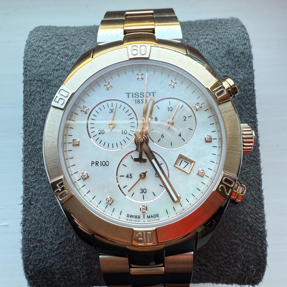Tissot Two Tone Chronograph Watch
